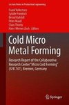 Cold Micro Metal Forming