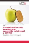 Carbonato de calcio en manzana: contenido nutricional y calidad
