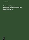 Poetics / Poetyka / Poetika, II