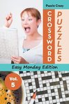 Crossword Puzzles Easy Monday Edition Vol. 5