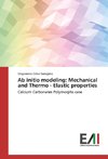 Ab initio modeling: Mechanical and Thermo - Elastic properties