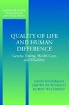 Wasserman, D: Quality of Life and Human Difference
