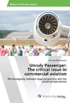 Unruly Passenger: The critical issue in commercial aviation