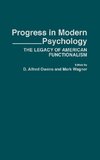 Progress in Modern Psychology