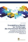 Energiebilanz-Modell zur Vorhersage des thermischen Komfort