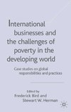 International Businesses and the Challenges of Poverty in the Developing World