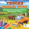 Trucks Hard at Work | Cleaning Trucks and Farm Tractors | Coloring Book Vehicles