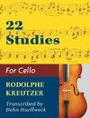 Kreutzer, Rodolphe - 22 Studies - Cello solo