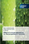 Effect of mineral admixtures on the properties of Concrete