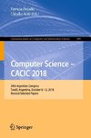 Computer Science - CACIC 2018