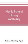Mende natural history vocabulary