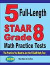 5 Full-Length STAAR Grade 8 Math Practice Tests