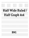Half Wide Ruled / Half Graph 4x4
