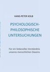 Psychologisch-philosophische Untersuchungen