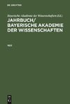 Jahrbuch/ Bayerische Akademie der Wissenschaften, 1925, Jahrbuch/ Bayerische Akademie der Wissenschaften 1925