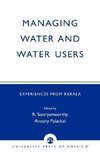 Managing Water and Water Users