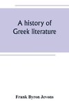 A history of Greek literature