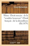 Thèse pour le doctorat. Droit romain