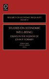 Studies on Economic Well-Being