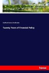 Twenty Years of Financial Policy