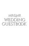 Mr and  Mr wedding Guest Book