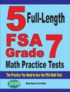 5 Full-Length FSA Grade 7 Math Practice Tests