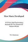 How Music Developed