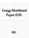 Gregg Shorthand Paper (US)