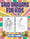 How do you draw (Grid drawing for kids - Action Figures)