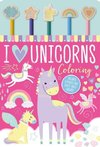 I Love Unicorns Coloring [With Pens/Pencils and Eraser]