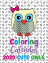 Coloring Calendar 2020 Cute Owls
