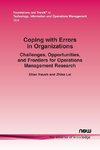 Coping with Errors in Organizations