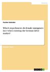 Which impediments do female immigrants face when entering the German labor market?
