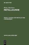 Metallkunde, Band 1, Aufbau der Metalle und Legierungen