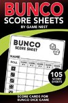 Bunco Score Sheets