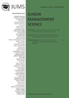 Junior Management Science, Volume 4, Issue 1, March 2019