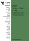 Junior Management Science, Volume 2, Issue 2, September 2017