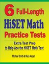 6 Full-Length HiSET Math Practice Tests