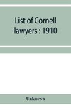 List of Cornell lawyers