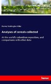 Analyses of cereals collected