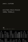 Hester Lynch Piozzi (Mrs. Thrale)