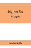 Daily lesson plans in English