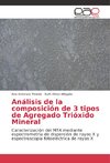 Análisis de la composición de 3 tipos de Agregado Trióxido Mineral