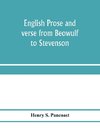 English prose and verse from Beowulf to Stevenson