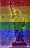 Pride Rainbow statue of liberty creative blank  journal