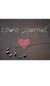 Love chalk valentine's   blank journal