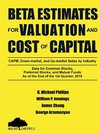 Beta Estimates for Valuation and Cost of Capital, As of the End of 1st Quarter, 2019
