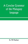 A concise grammar of the Malagasy language