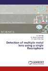 Detection of multiple metal ions using a single fluorophore