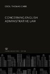 Concerning English Administrative Law